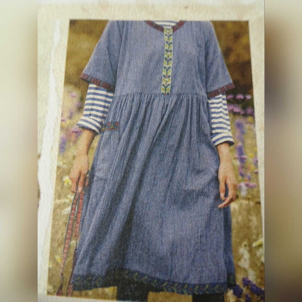 Gudrun Sjoden Dress, Cottage Core Ladenwear, Minimalistic,  Prairie, Renaissance